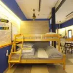 bunk bed and table