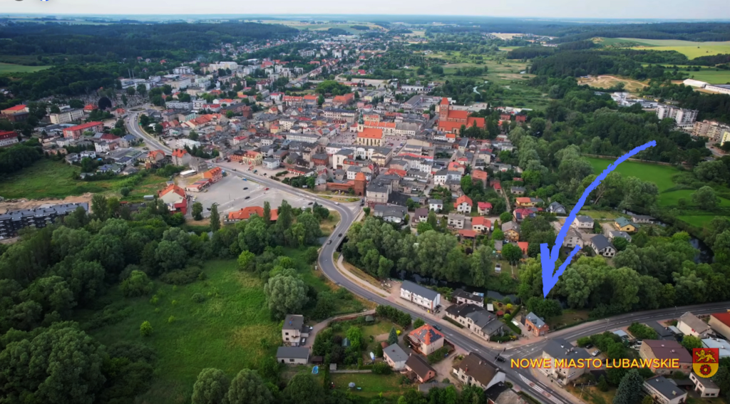 Stara Olejarnia from above with the centre
